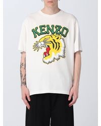KENZO - Oversize-T-Shirt "Varsity Jungle" mit Tiger - Lyst