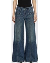DIESEL - D-Akii Flare Jeans - Lyst