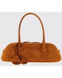 Magda Butrym - Brigitte Trapeze Suede Leather Bag - Lyst