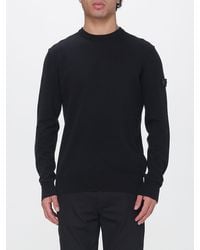 Peuterey - Rundhalspullover Aus Baumwoll-Woll-Mischung Mit Logo-Applikation - Lyst