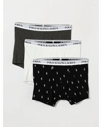 Polo Ralph Lauren - Set Of Three Stretch-Cotton Boxer Trunks With Logo Waistband - Lyst