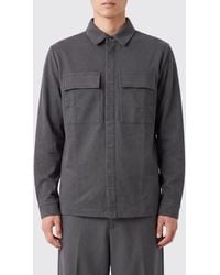 Thom Krom - Slim Fit Stretch Cotton Shirt With French Collar - Lyst