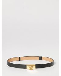 Elisabetta Franchi - Hammered Leather Belt - Lyst