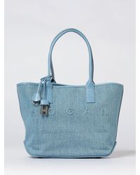 Hogan - Denim-Einkaufstasche - Lyst