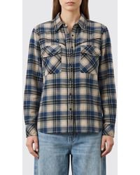 P.A.R.O.S.H. - P.A.R.O.S.H. Check Cotton Shirt With Stud Embellishments - Lyst