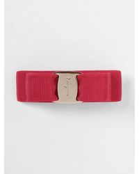 Ferragamo - New Vara Grosgrain Hair Clip - Lyst
