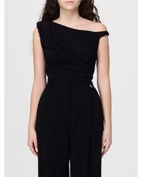 Elisabetta Franchi - Draped Bodysuit - Lyst