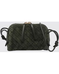 Bottega Veneta - Concert Intrecciato Suede Leather Mini Bag - Lyst