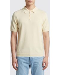 Roberto Collina - Cotton Blend Polo Shirt - Lyst