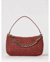 Twinset - Liliana Crochet Raffia Bag - Lyst