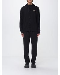 EA7 - Cotton Sportswear Set With Logo - Lyst