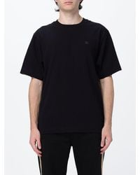 Burberry - Ekd Logo Cotton T-Shirt With Vintage Check Details - Lyst