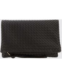 Bottega Veneta - Giornale Woven Leather Clutch - Lyst