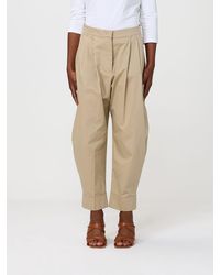 PT Torino - Cotton Cropped Trousers - Lyst