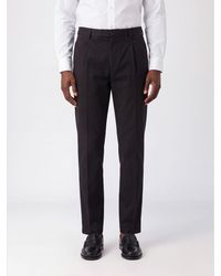 Briglia 1949 - Tiberio Slim Fit Cotton Blend Tailored Trousers - Lyst