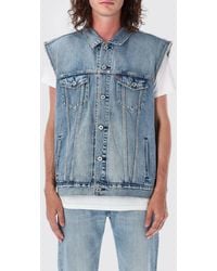 Levi's - Sleeveless Denim Vest - Lyst