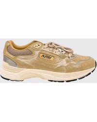 Autry - Hyperway Super Vintage Sneaker Aus Wildleder Und Mesh Mit Used-Effekt - Lyst