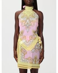 Versace - Baroque-Print Polyester Skirt - Lyst