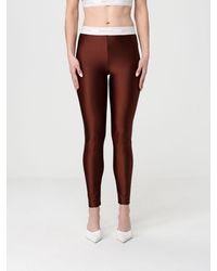 Just Cavalli - Stretch Technical Fabric Leggings - Lyst