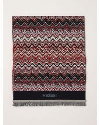 Missoni - Multicolour Abstract Pattern Pure Virgin Wool Scarf - Lyst