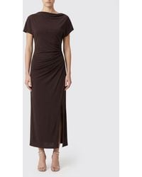 Erika Cavallini Semi Couture - Viscose Midi Dress - Lyst