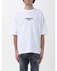 DSquared² - Cotton T-Shirt With Logo - Lyst