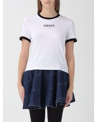 Versace - T-Shirt With Logo - Lyst