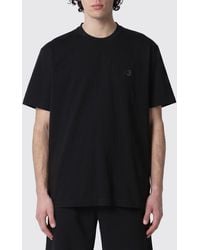 Y-3 - Relaxed Fit Bci Cotton T-Shirt With Tone-On-Tone Logo Print - Lyst