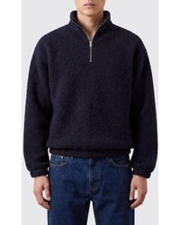 Jil Sander - High Neck Wool Blend Jumper With Half-Zip Closure - Lyst