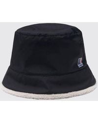 K-Way - Waterproof Nylon Bucket Hat With Contrast Logo - Lyst