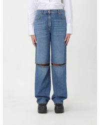 JW Anderson - Jeans cut-out in denim - Lyst