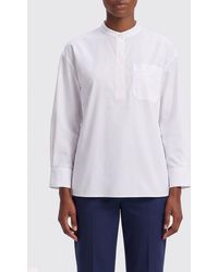 Max Mara - Cantico Classic Cotton Poplin Shirt By - Lyst