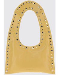 GIMAGUAS - Franca Smooth Lambskin Handbag With Applied Studs - Lyst