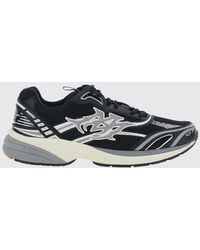 Amiri - Zweifarbige M-Tech Leder- Und Mesh-Sneakers Mit Appliziertem Logo - Lyst
