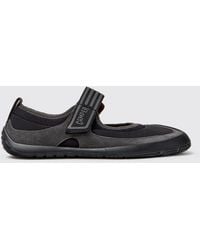 Camper - Peu Path+ Suede And Recycled Pet Mary Jane Ballerina Flats - Lyst