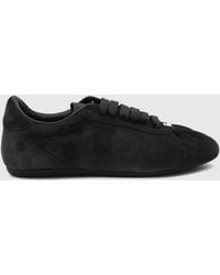 Dolce & Gabbana - Dolce &Amp Gabbana Suede Low-Top Sneakers With Embossed Logo - Lyst