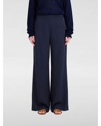 Momoní - Momon&Igrave High-Waisted Silk Blend Palazzo Trousers - Lyst