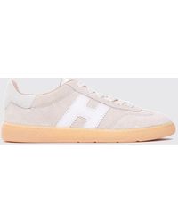 Hogan - Cool Leather And Suede Sneakers With Contrast H Logo - Lyst