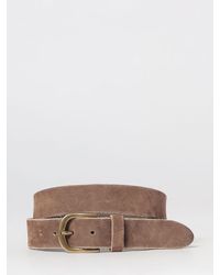 Sebago - Adjustable Suede Leather Belt With Pin Buckle - Lyst