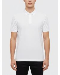 Emporio Armani - Cotton Jersey Polo Shirt - Lyst