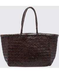 Dragon Diffusion - Woven Leather Handbag With Double Handle - Lyst