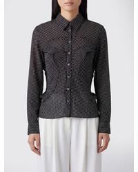 Junya Watanabe - Polka Dot Print Slim Fit Jersey Shirt - Lyst