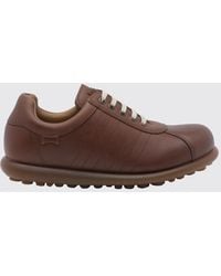 Camper - Pelotas Vegetable-Tanned Leather Trainers With Notched Sole - Lyst