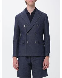 Paolo Pecora - Double-Breasted Virgin Wool Blazer - Lyst
