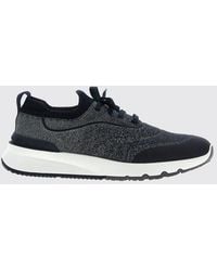 Brunello Cucinelli - Crochet Knit Sneakers - Lyst