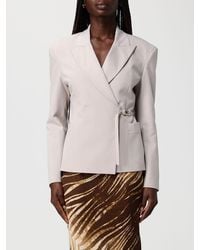 Just Cavalli - Polyester Blazer With Ribbon - Lyst