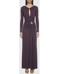 Elisabetta Franchi - Stretch Jersey Dress - Lyst