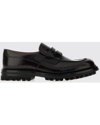 Church's - Brushed Calfskin Penny Loafers With Saddle Strap And Raised Apron Toe - Lyst