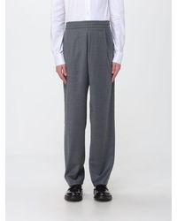 Dondup - Virgin Wool Straight-Leg Joggers With Elasticated Waist - Lyst