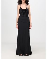 Isabel Marant - Schwarzes Flowing Maxi Kleid Eleganter Stil - Lyst